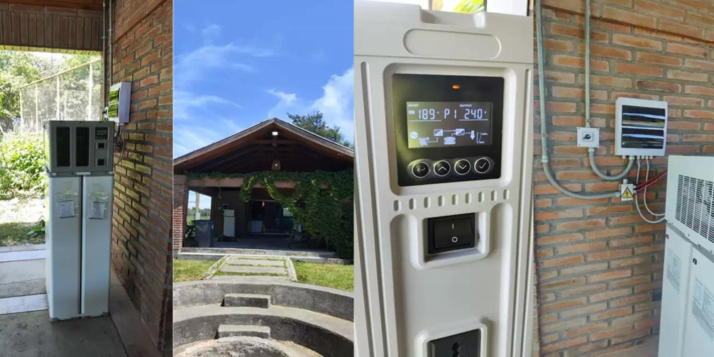 Hệ thống pin lưu trữ Blue Carbon kết hợp với hệ thống điện NLMT - Resort L'Ant